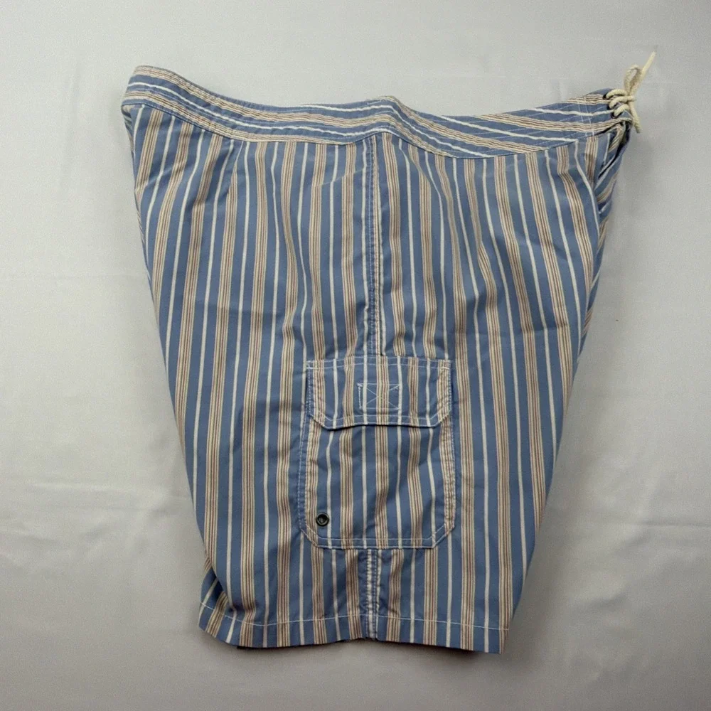Polo Ralph Lauren Board Shorts Mens 40 Multicolor Stripe Swim‎ Trunks Board Surf